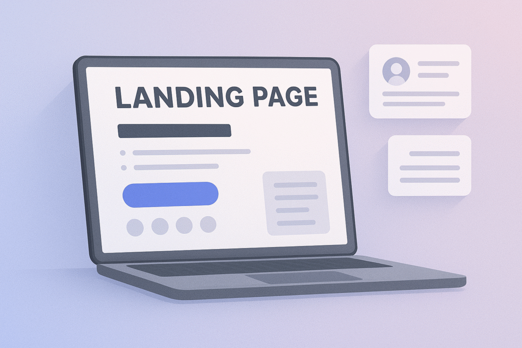 Inovar Site Landing Page